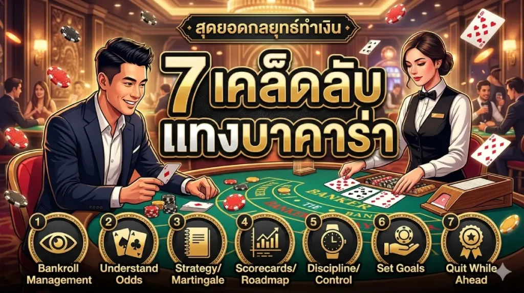 7 เคล็ดลับแทงบาคาร่า